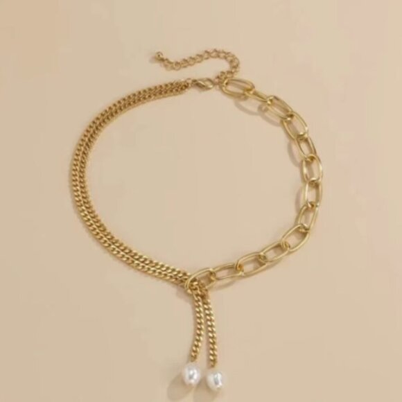 Fashion Hip Hop Long Imitated Pearl Pendant Tassel Necklace For Women Boho - Picture 4 of 6